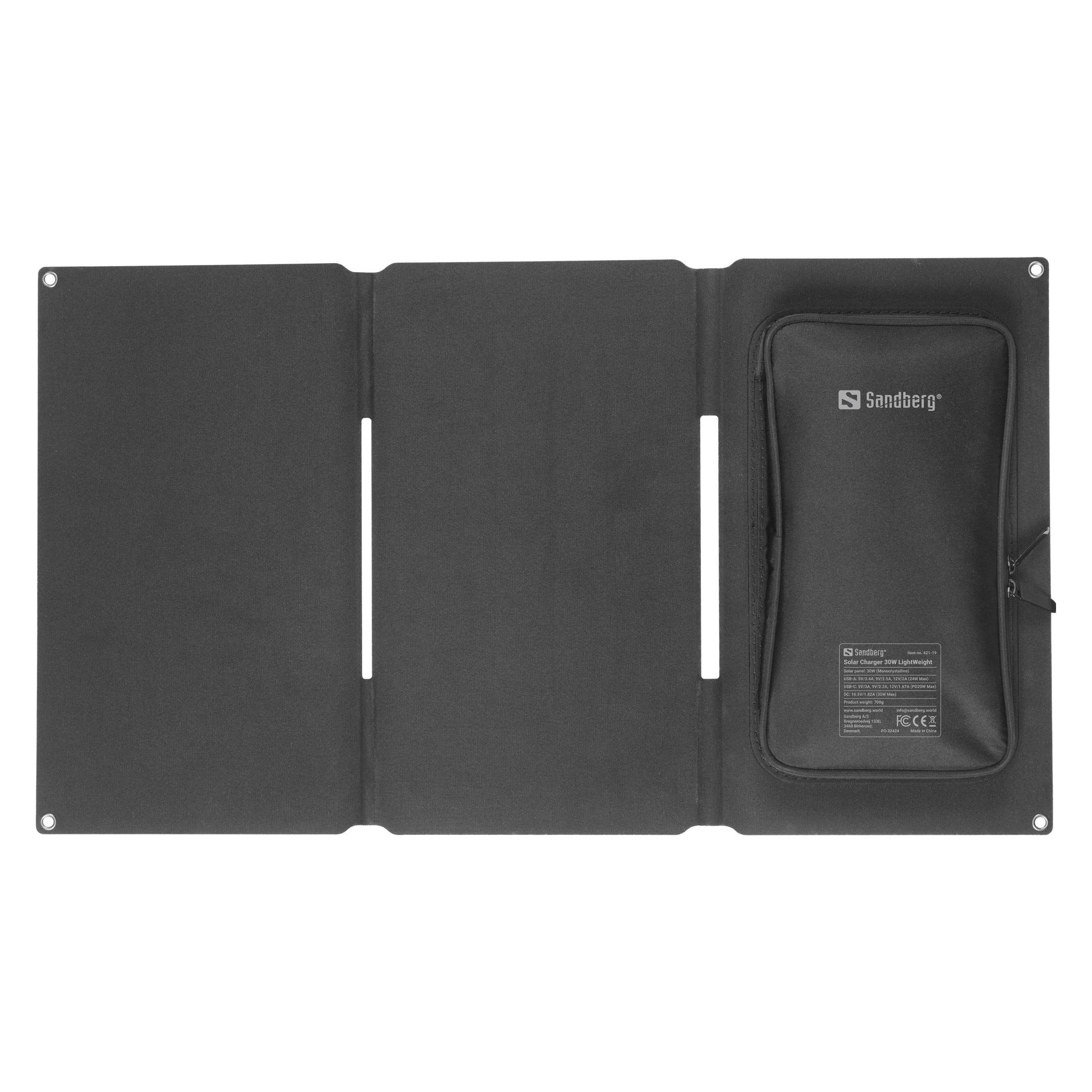 Sandberg Solar Charger (30 W, 0.70 kg) (421-19)