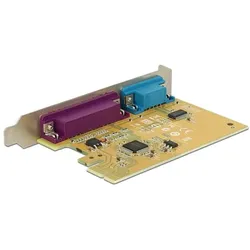 Delock PCI Express Karte > 1 x Seriell + 1 x Parallel, Kontrollerkarte