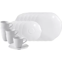 Villeroy & Boch, Geschirrset, Pura Kaffeeservice (18 Stk.)