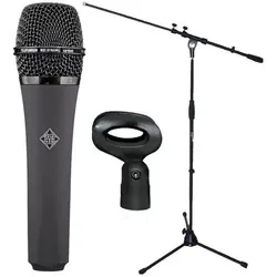 Telefunken M81 dynamisches Mikrofon mit Stativ, Mikrofon