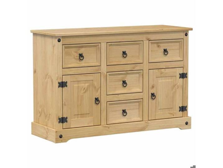 Buffet CLOUD commode meuble de rangement Corona 115x40x76 cm bois massif de pin J1403