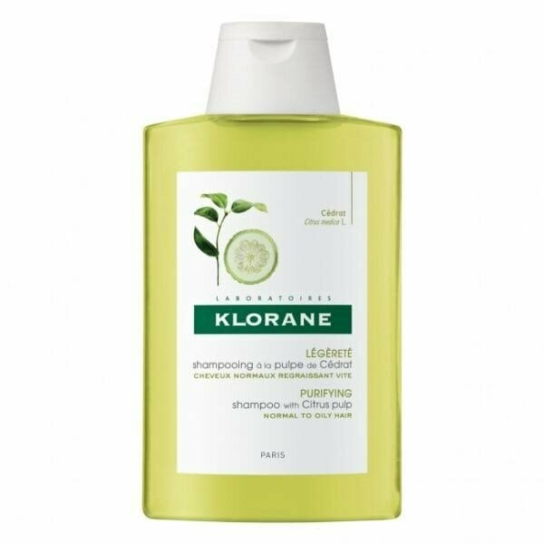 Klorane Citron Pulp Shampoo Vitaminized Shine Reflections 100mL