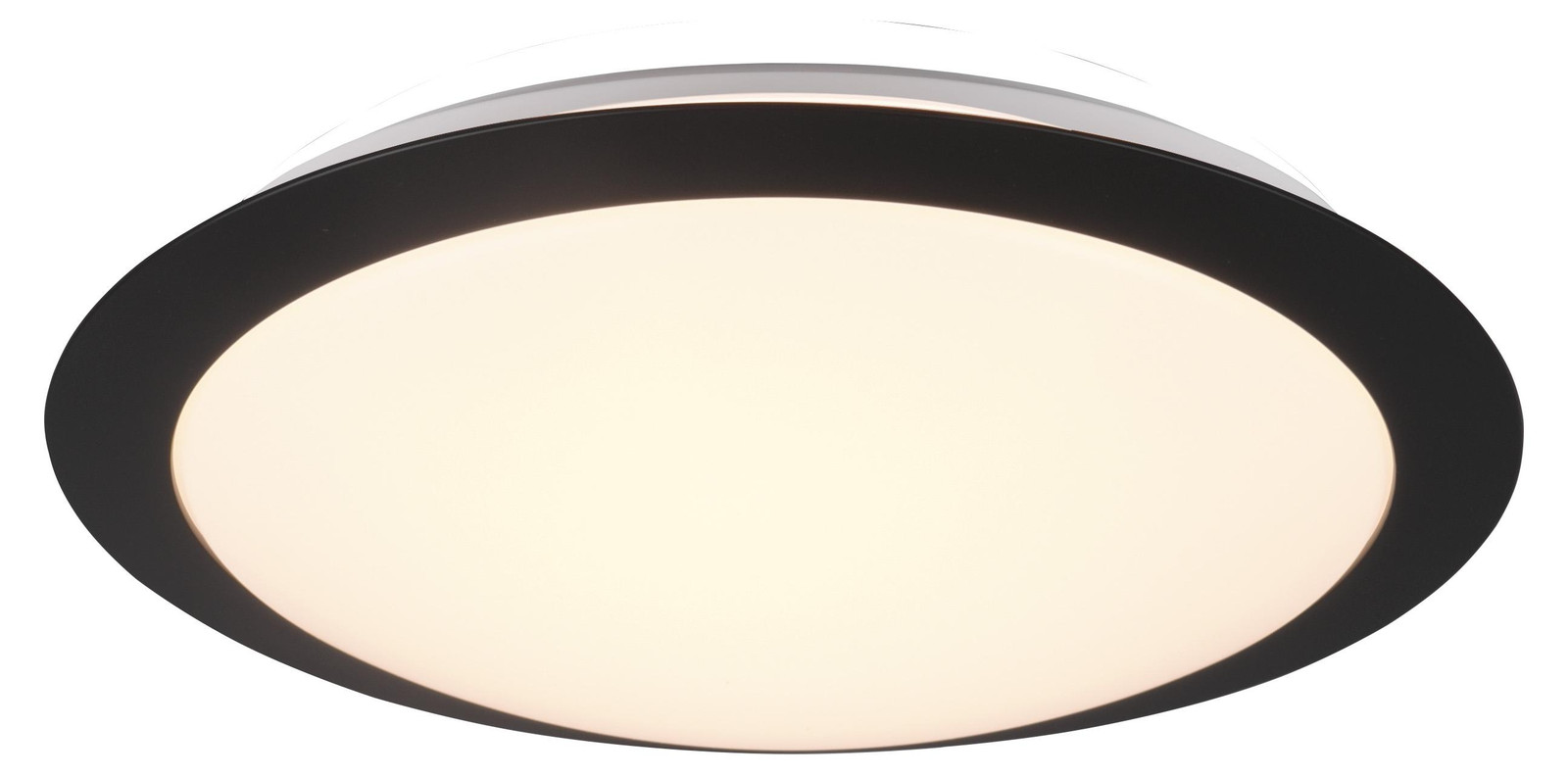 TRIO Plafonnière Umberto LED Zwart 29 cm