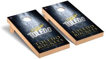 Skip's Garage Toledo Rockets Museum Cornhole Board Set