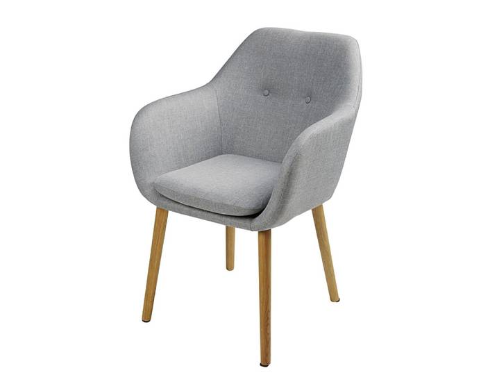 Vintage-Sessel, hellgrau