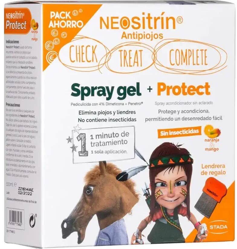 NEOSITRIN Pack Spray Gel 60 ml + Protect Acondicionador 100 ml