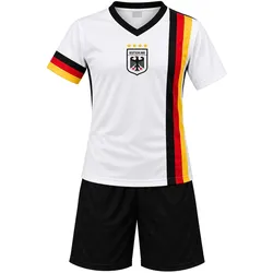 Dynamic Outwear Kinder Fussball Trikot Set Deutschland - 122-128