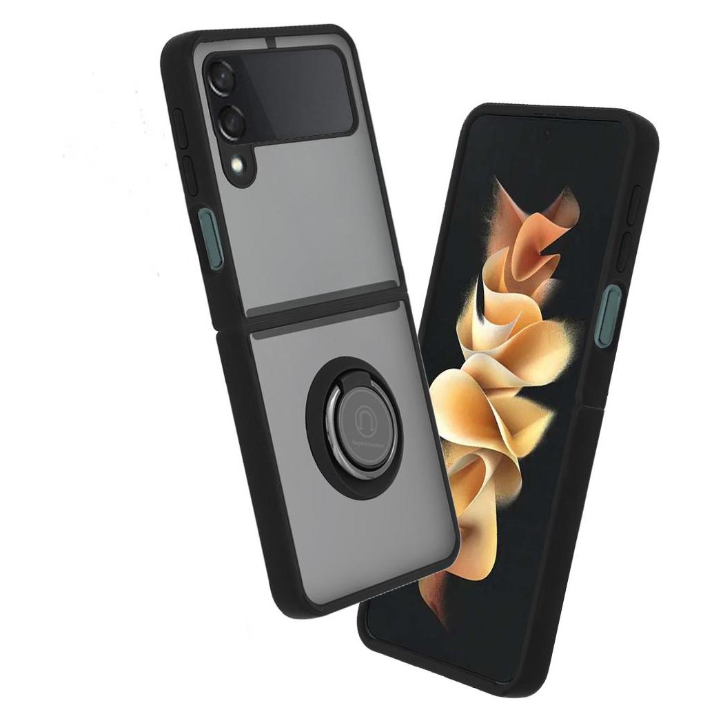 Techsuit - Glinth - Samsung Galaxy Z Flip3 5G - Black (Samsung Galaxy Z Flip3 5G) (56338787)