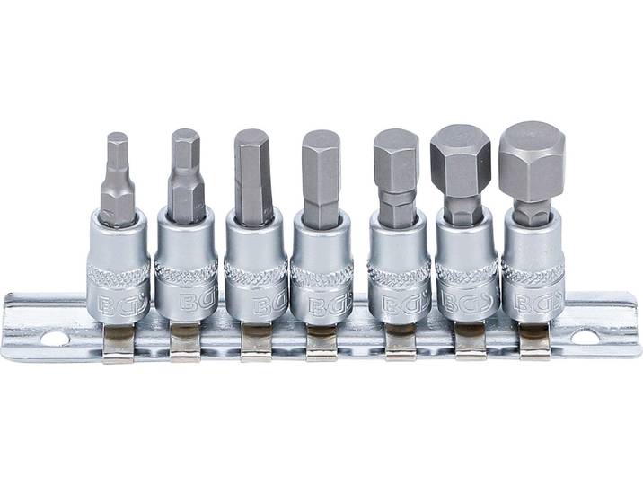 Bgs Coffret De Douilles Six Pans Creux 6\, 3-1/4\, 12 Mm\, 2161