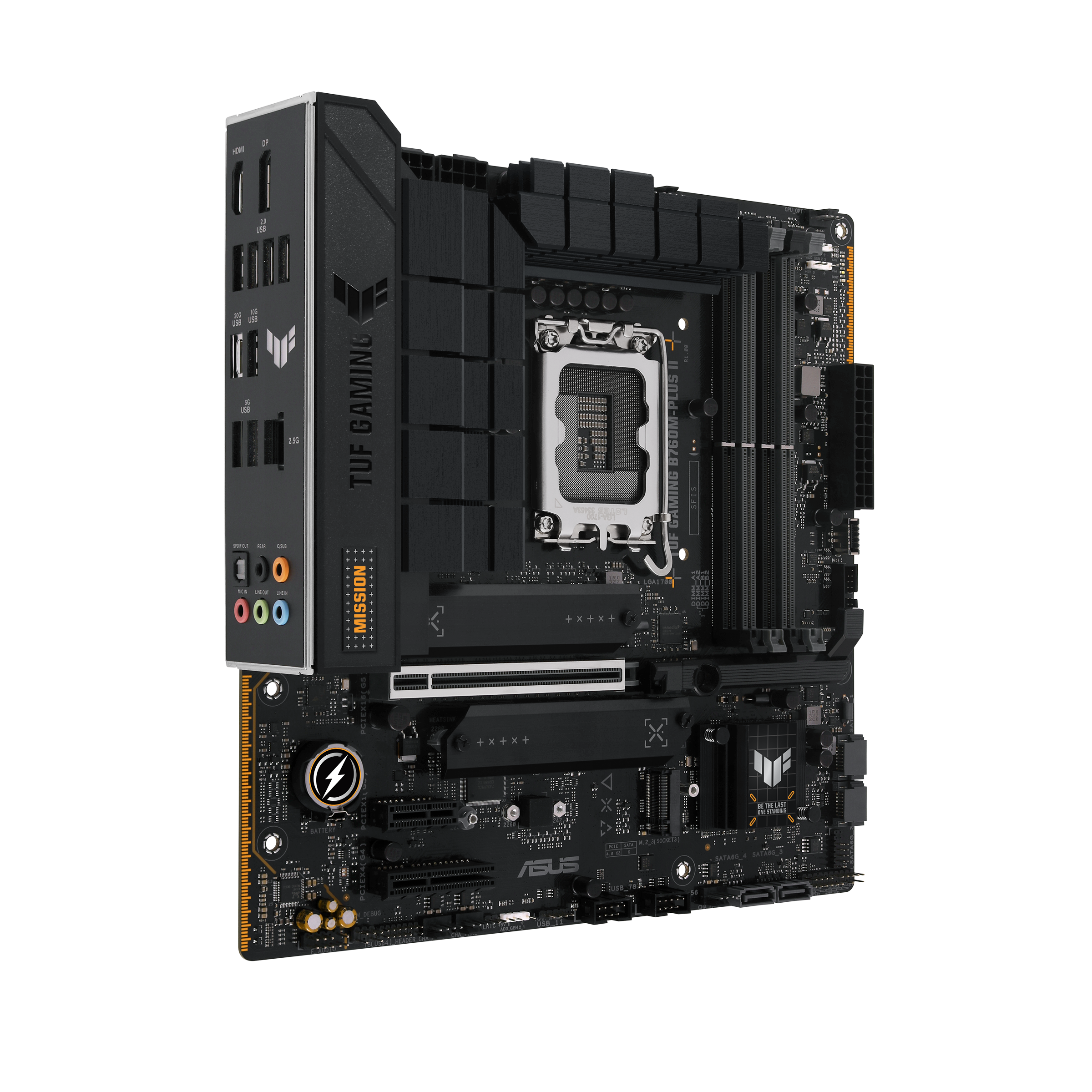 ASUS TUF GAMING B760M-PLUS II mATX Mainboard - Sockel 1700