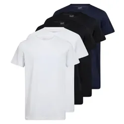 Claudio 5P Cotton T-Shirt Mixed Baumwolle Small Herren