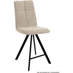 THEKENSTUHL drehbar (2er-Set) Drucill 47x109x60 Schwarz/Natur