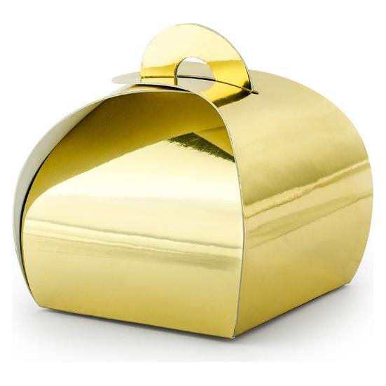 Partydeco Geschenkschachteln Golden (10 Stk.) (510307)