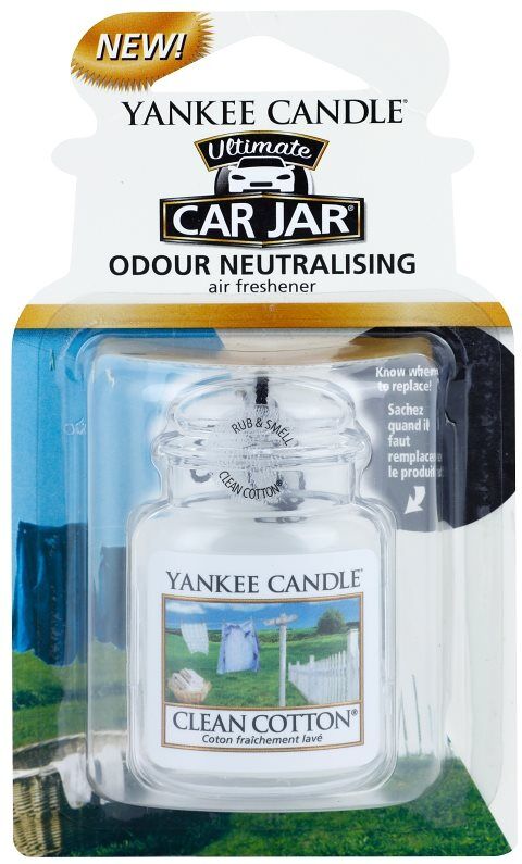 Yankee Candle Clean Cotton désodorisant voiture à suspendre 1 pcs