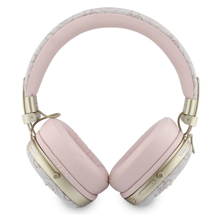 Guess Headphones Bluetooth ENC Metal 4G Script Logo pink (ANC, 26 h, Kabellos) (GUBHP72P4SMDP)