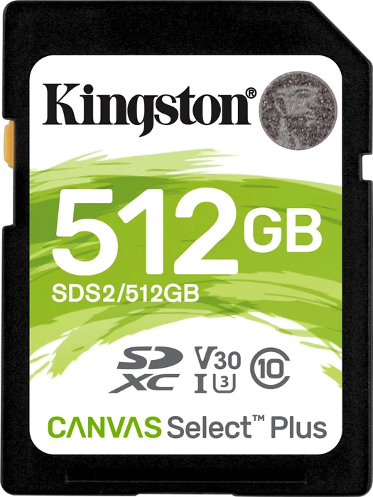 Kingston SDXC 512 GB Canvas Select Plus Gen 3