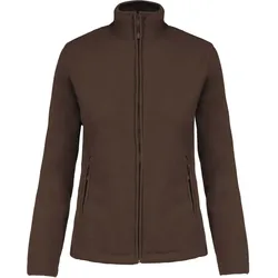 Kariban Damen Microfleece Jacke 'Maureen' Fleece-Jacke K907 chocolate M