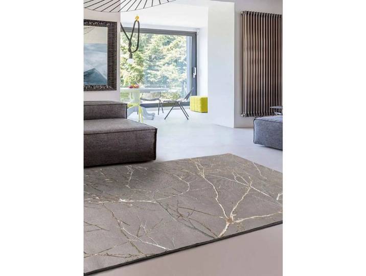 Tapis ATTICGO effet marbre 80 x 150 cm CREATION 50055 gris