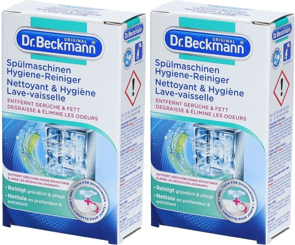 Dr.Beckmann DR Beckmann Reiniger & Hygiene Geschirrspüler x2 2x75 g Liquidum