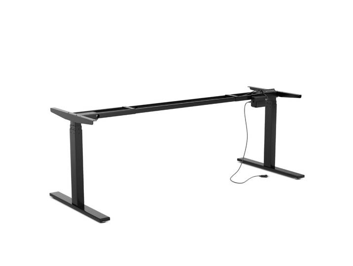 Tischgestell Stehpult elektrisch schwarz 180 - 200 cm
