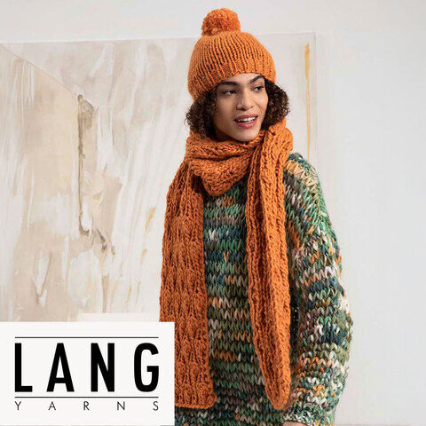 Strickanleitung – Schal aus Lang Yarns Bold