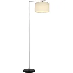 STEHLEUCHTE Stoff 32/32/166 cm