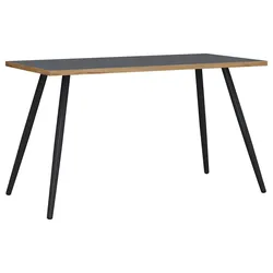 Schreibtisch Salia T80 Anthrazit/Honigeiche