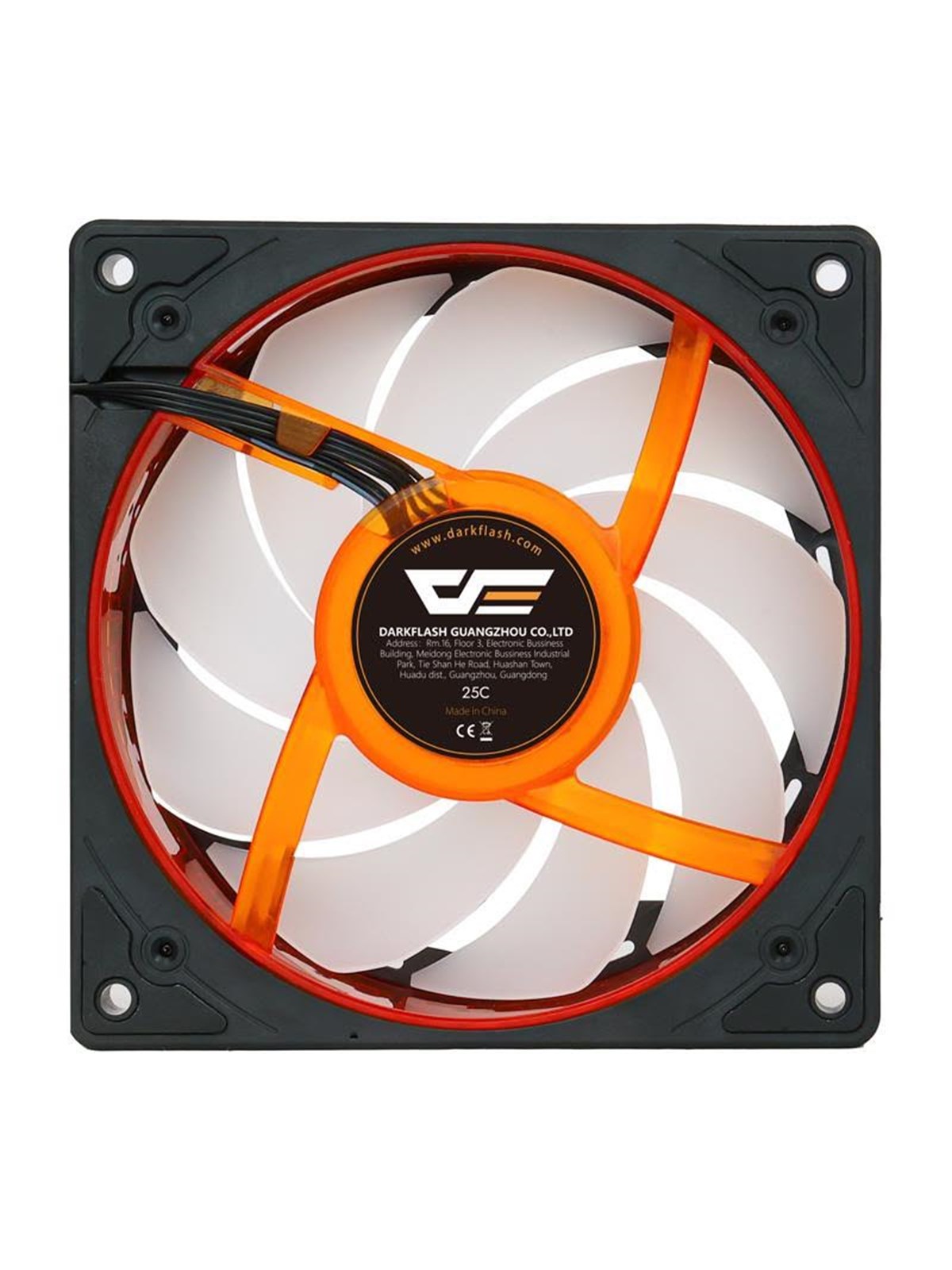 Darkflash DE8 Cooling Fan - Schwarz