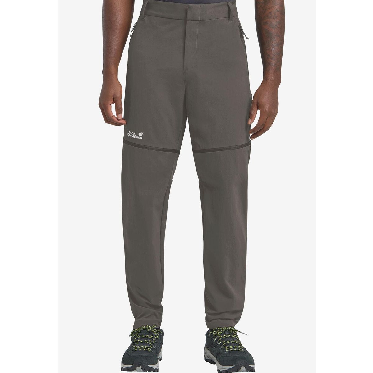 Jack Wolfskin Hikeout Zip Away Pants M flint (F0302) 52 Regular A63928_F0302_B27