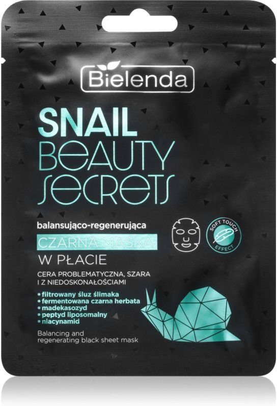 Bielenda Snail Beauty Secrets masque régénérant pour peaux à problèmes, acné 1 pcs