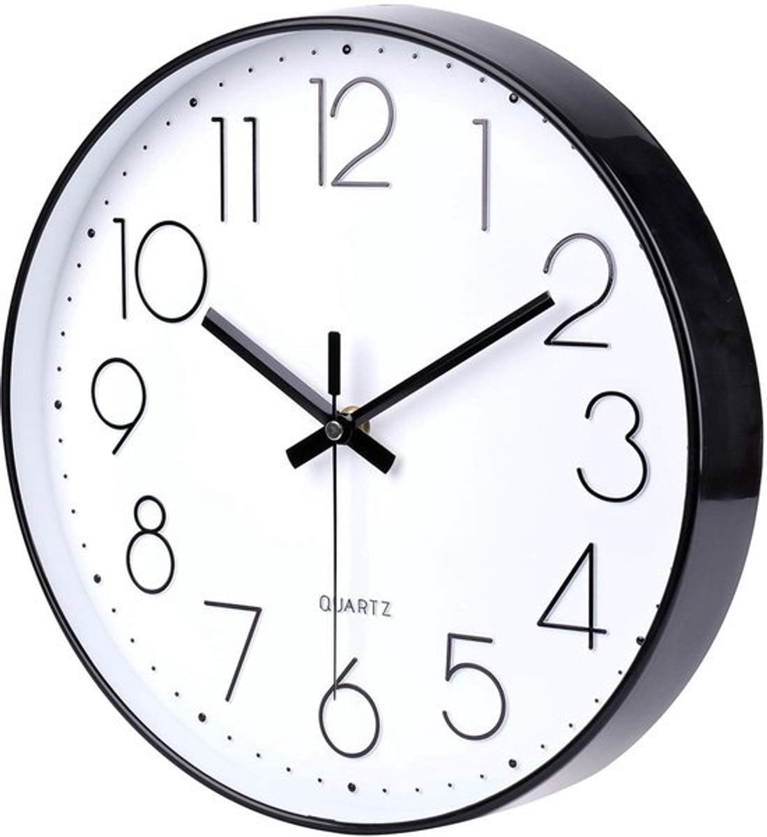 Radiografische Wandklok Zwart - 30 cm - Stil Uurwerk