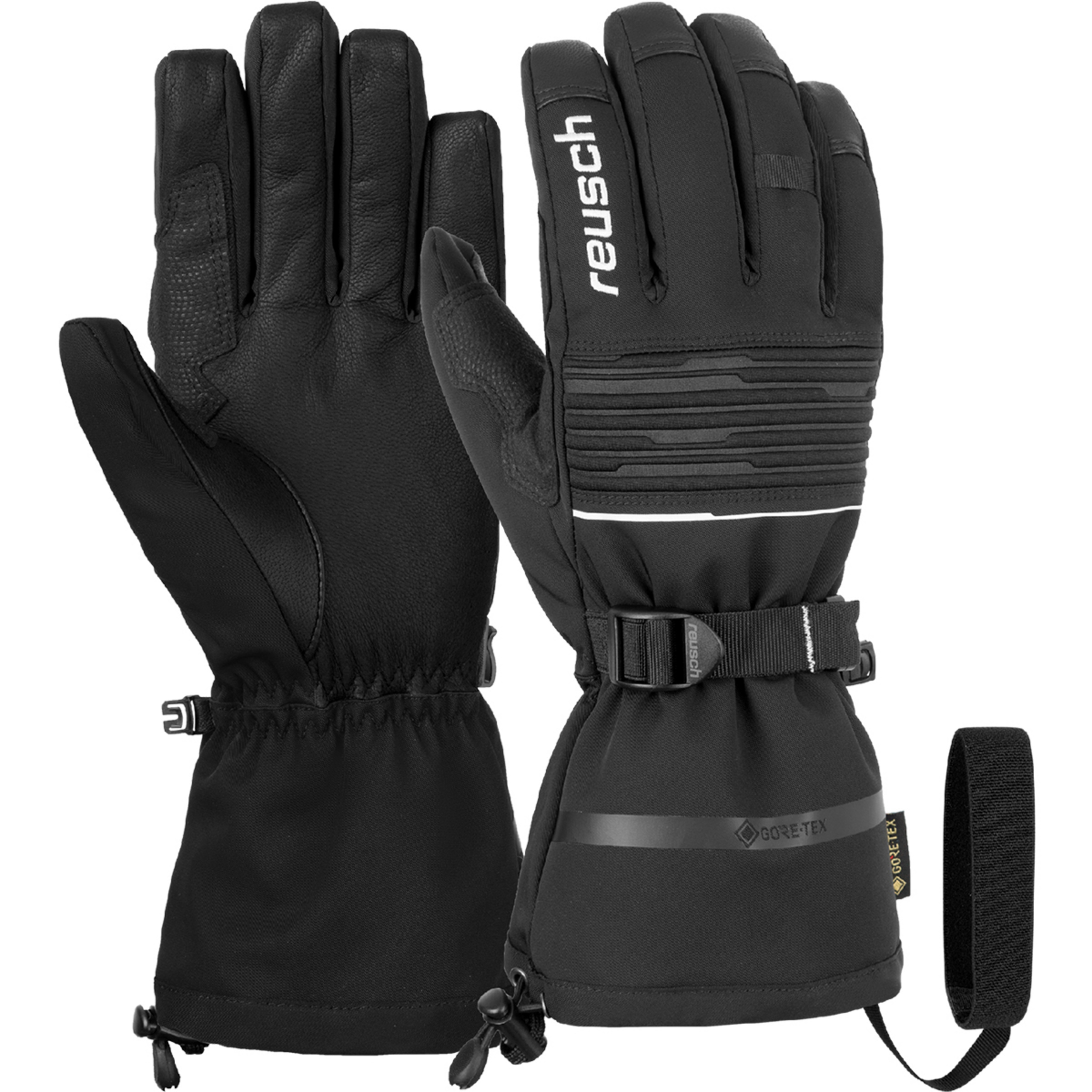 Reusch Isidro GTX Skihandschuhe schwarz Größe 11 Skifahren Widerstandsfähig Wasserabweisend