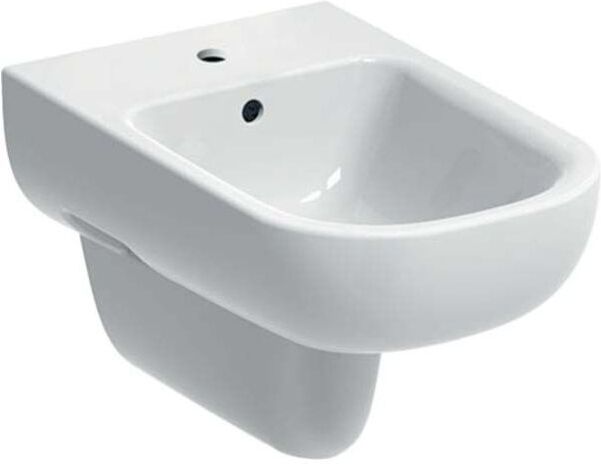 Geberit Smyle Wand-Bidet 500216011 weiß, Wasseranschluss verdeckt, mit Überlauf