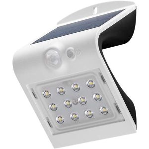 Goobay LED-Außenstrahler 45802, IP65 wasserdicht, 1,5 Watt / 220 Lumen, neutralweiß, Solar, mit Bewegungsmelder