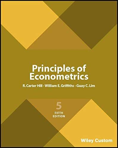 Hill, R. Carter - Principles of Econometrics - Preis vom 09.10.2026 07:28:09 h