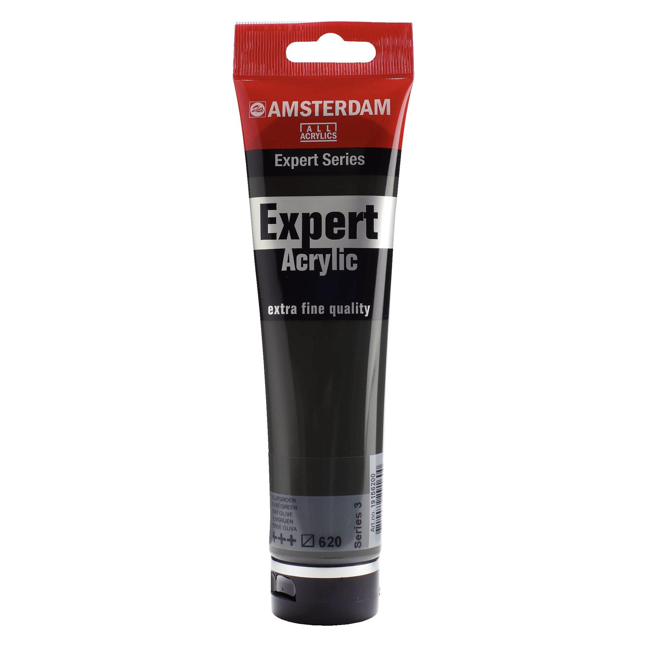 Amsterdam Expert Acrylfarbe Tube 150 ml Olivgrün 620 (150 ml) (ROY-19156200)
