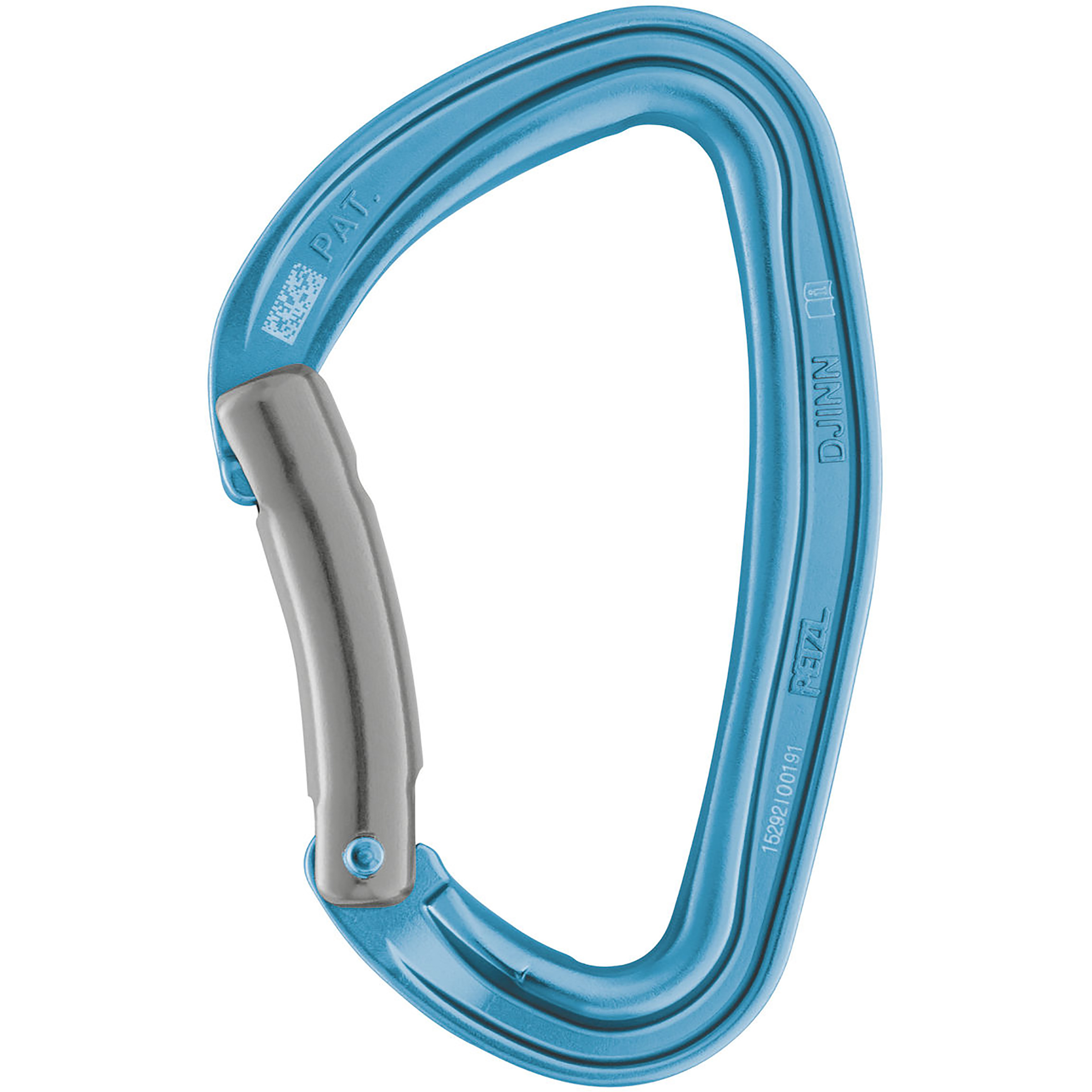 Petzl Djinn Bent Karabiner Karabiner tuerkis Alpinklettern | Sportklettern