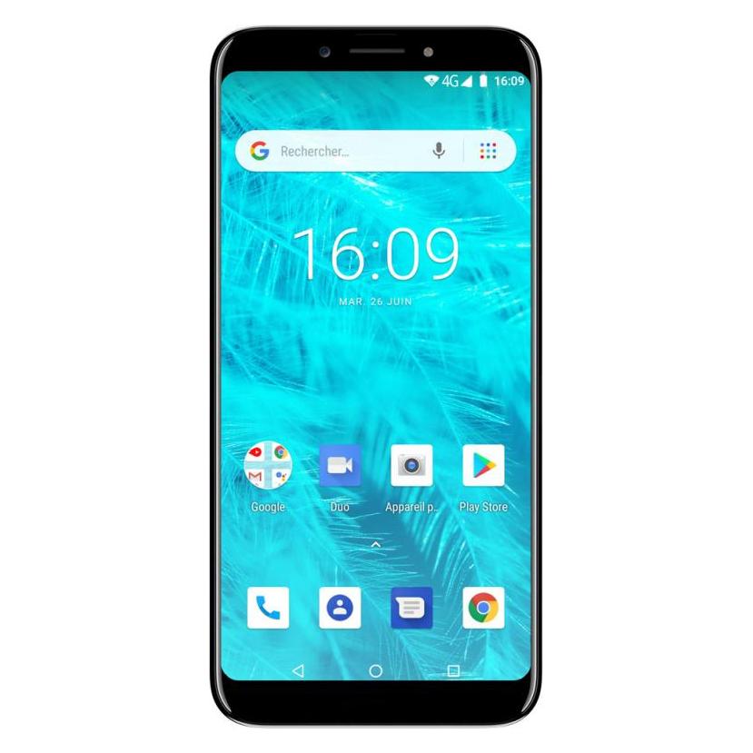 Konrow Sky Lite - Android Smartphone - 4G - 5.45" Display - Dual Sim - 16GB, 1GB RAM - Schwarz (16 GB, Noir, 5.45", Dual SIM, 4G) (47121946)