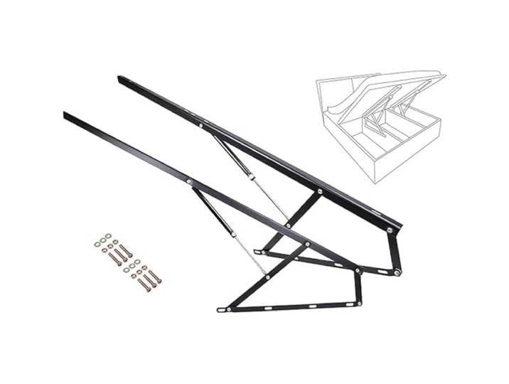 Bett-Hebemechanismus, 2-teiliges Gasfeder-Bett-Lagerlift-Kit(75cm/2.5FT)