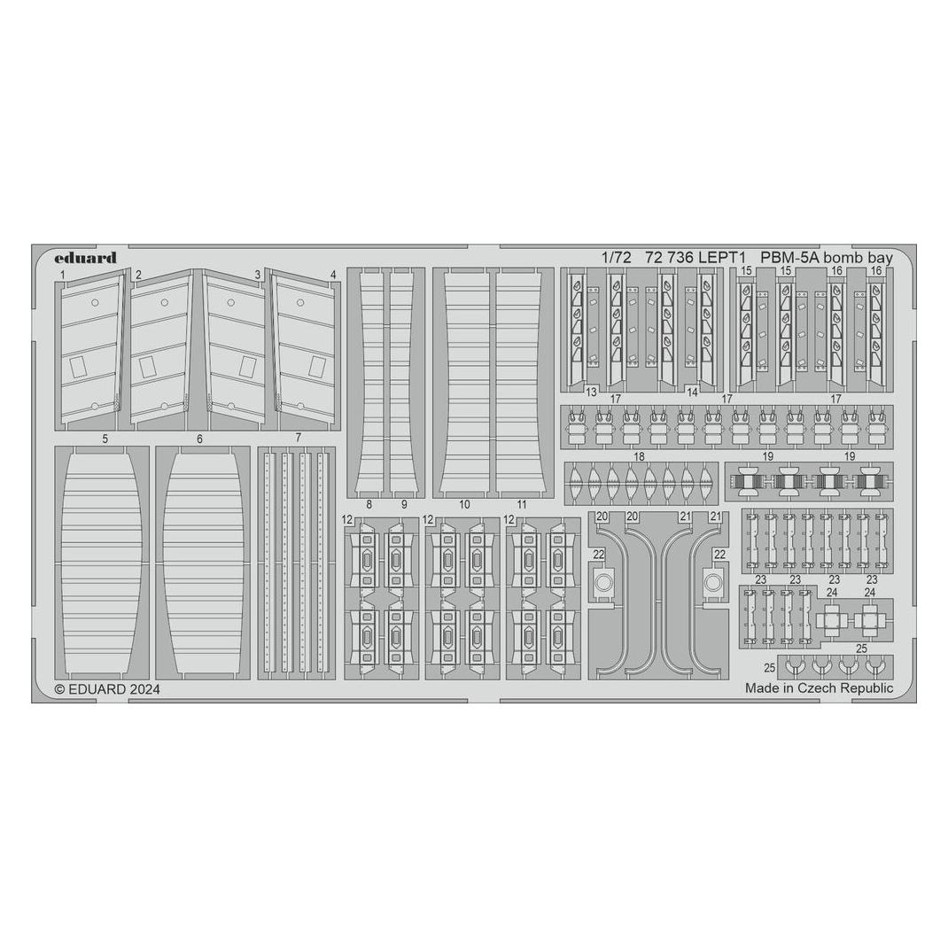 Eduard PBM-5A bomb bay 1/72 ACADEMY (72736)