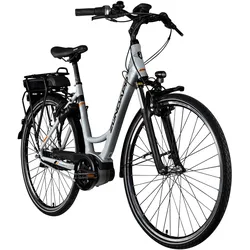 Zündapp X200 E Bike Damenfahrrad 155 - 180 cm Stadtrad Pedelec 7 Gang Shimano Schaltung Cityrad mit Bosch Mittelmotor Hollandrad