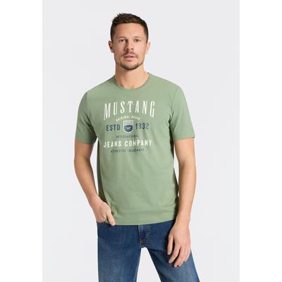 MUSTANG "Alex Logoprint" Kurzarm, normale Passform