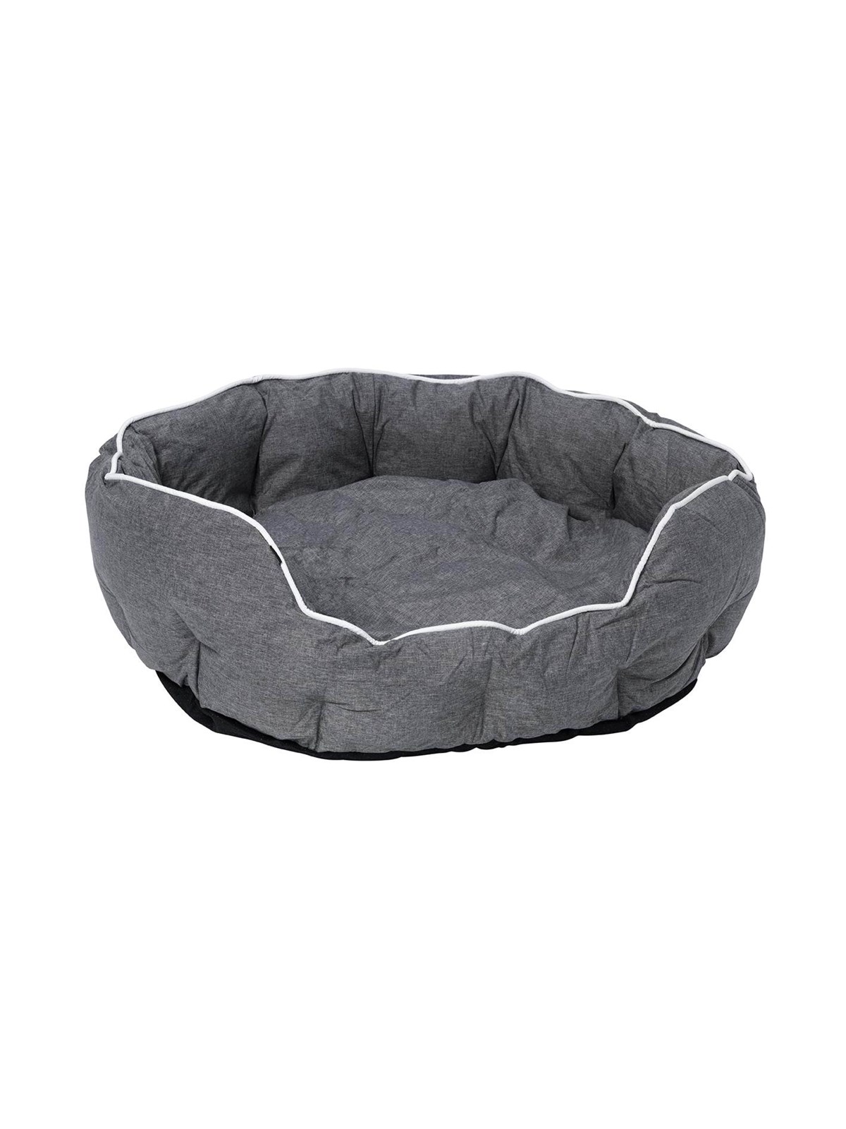 Dogman Bed Buddy Oval Grey S 50x40x20cm