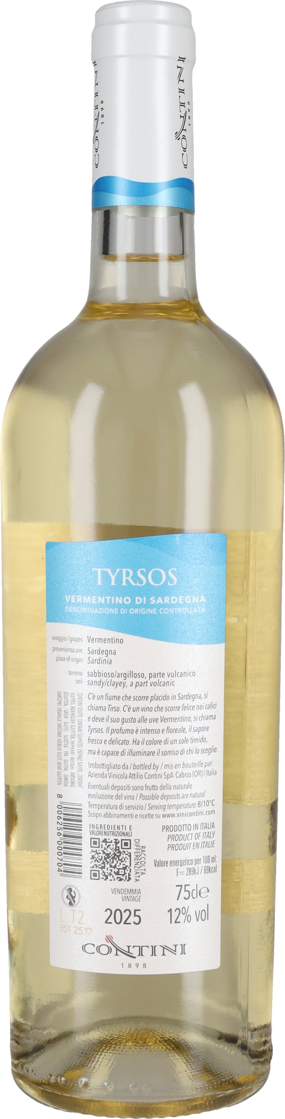 Vermentino 'Tyrsos' Contini 2025