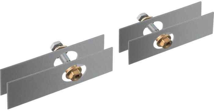 Hansgrohe Axor Befestigungssatz 42841000 für zweiseitige Glasmontage, chrom