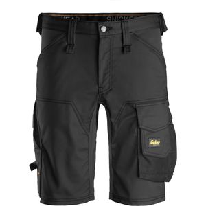 Snickers-Workwear Arbeitshose AllroundWork Stretch, Herren, kurze Hose, schwarz, Größe 52