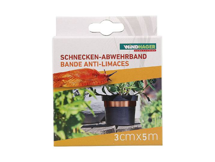Windhager Schnecken-Abwehrband Klebeband 5 × 3 cm
