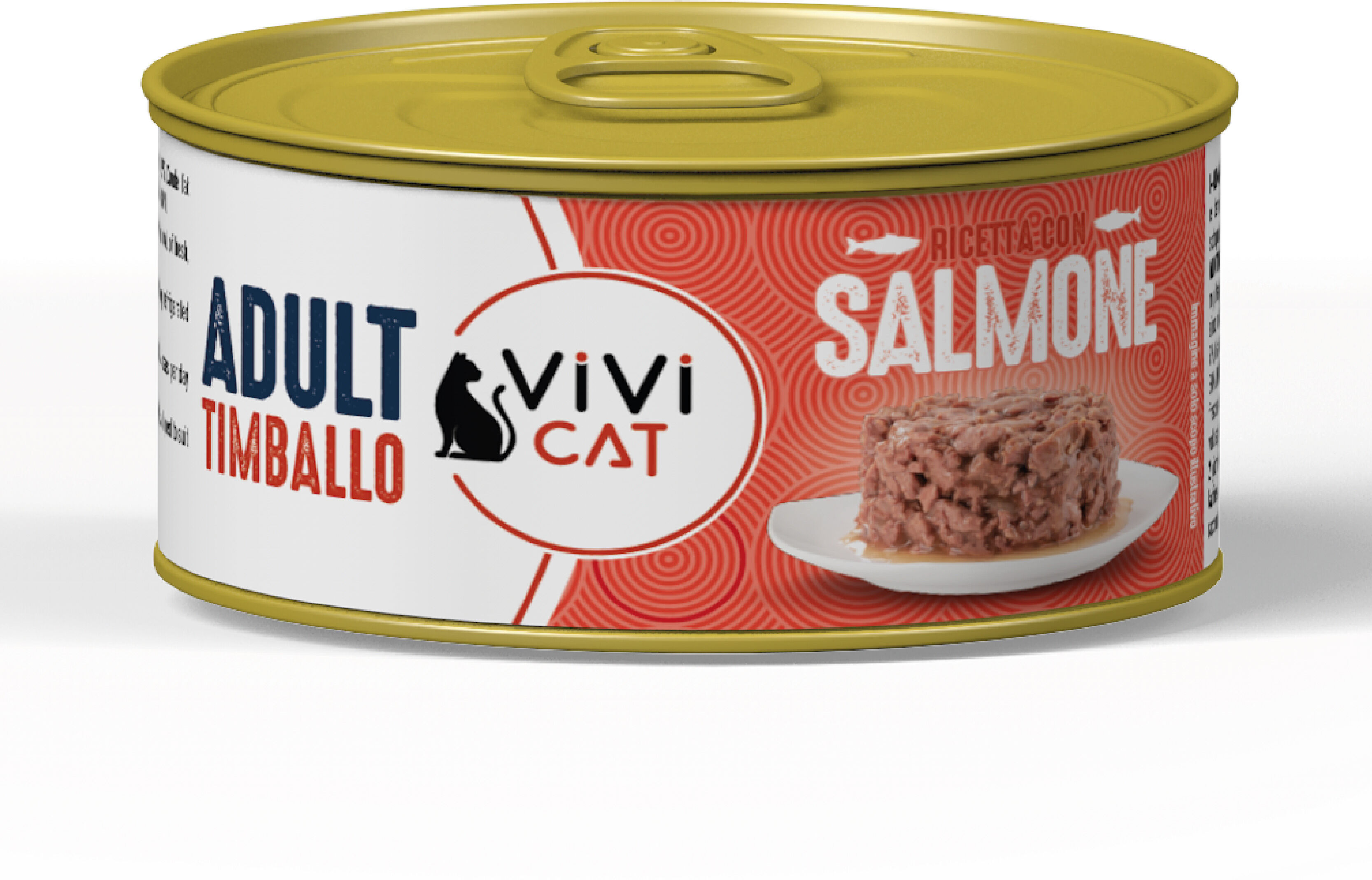 Vivi Cat Adult Timballo Lattina Multipack 18x85g SALMONE