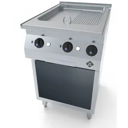 MKN HotLine Elektro Griddleplatte 1 Supra, halb geriffelt