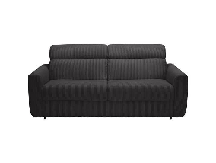 Novel Schlafsofa, Dunkelgrau, Kunststoff, 2-Sitzer, 200x84x98 cm, Stoffauswahl, Schlafen auf Sitzhöhe, Kinderzimmer & Jugendzimmer, Jugendmöbel, Jugendsofas
